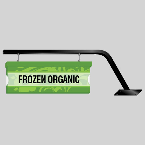 Fixture Mounted Sign CMS013