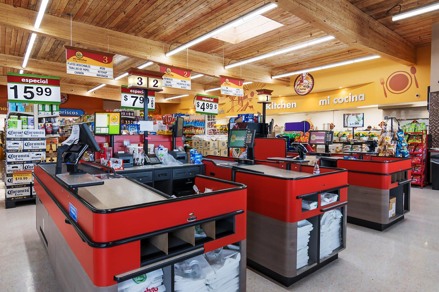 Mi Rancho Supermarket Photo - Checkout Area